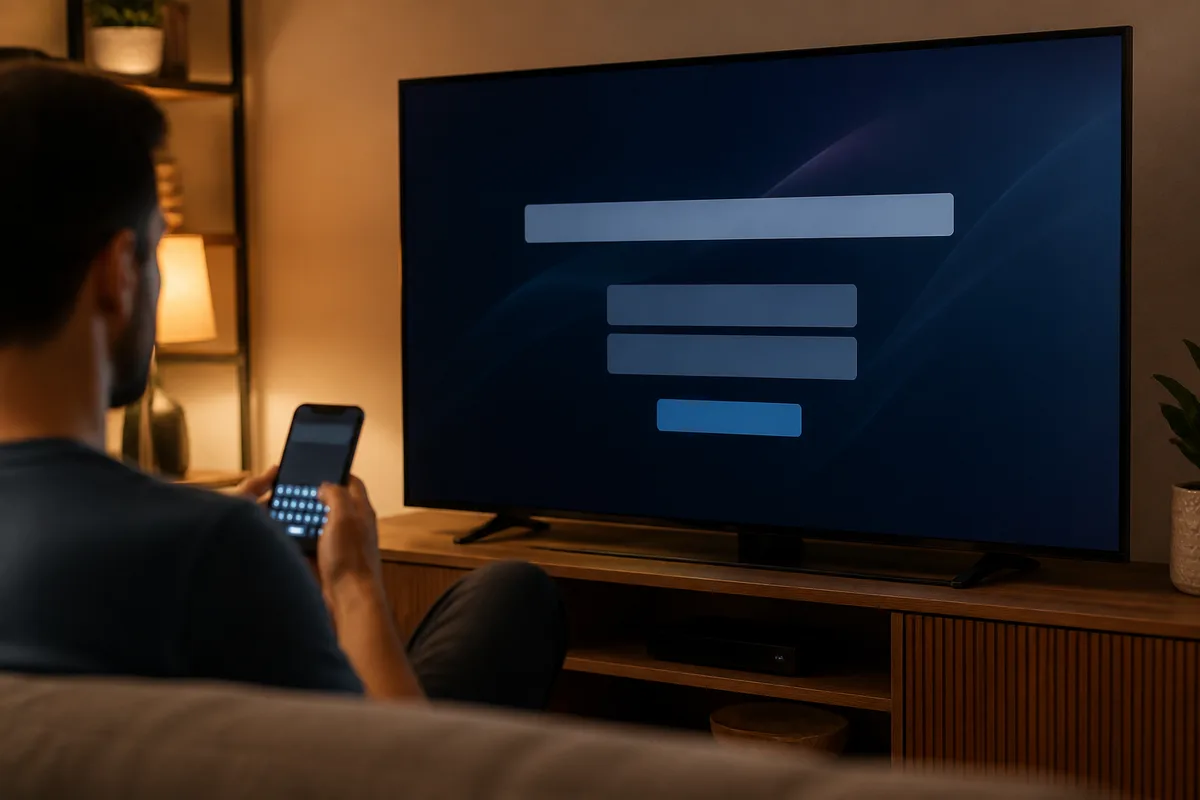 IPTV on Smart TV setup – M3U playlist and Xtream Codes login inside the television app