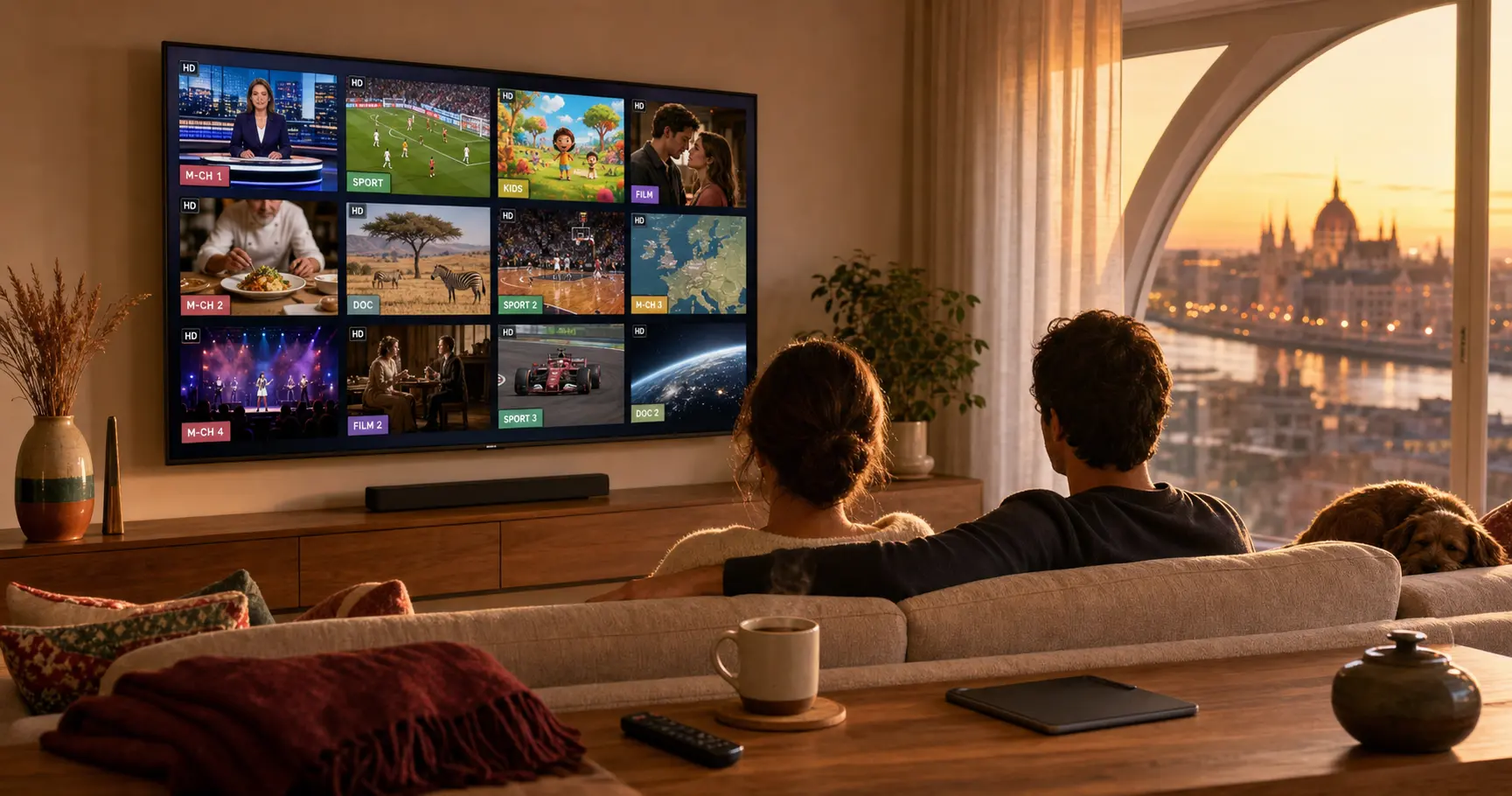 IPTV Szuper Családi HD csomag – modern HD csatornakínálat magyar otthonban