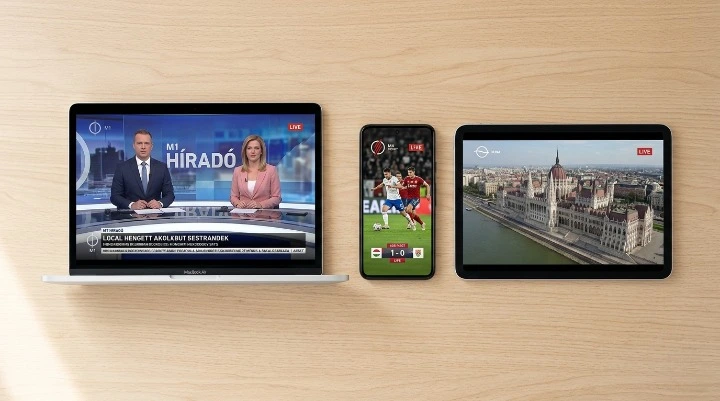 Online TV Magyar from Germany 2026 comparison – Mediaklikk, RTL+, Magenta TV Now and Hungary IPTV prices in EUR and channel count table