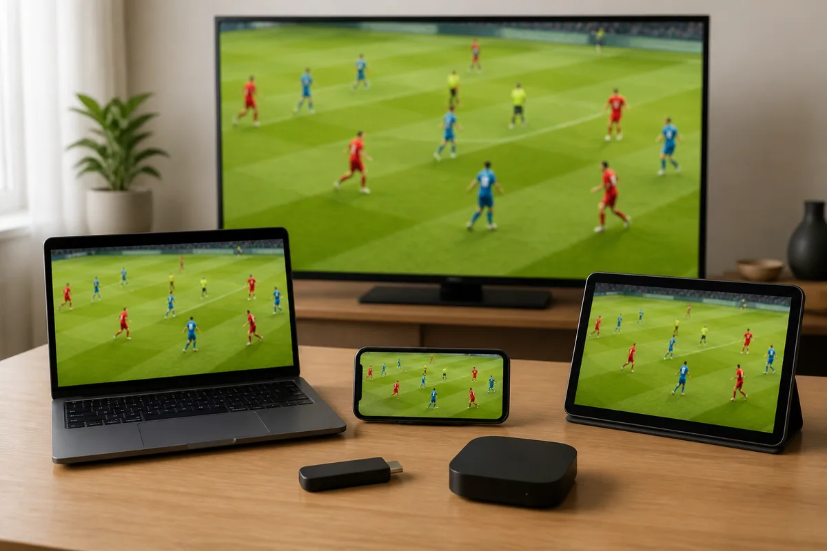 Watch Premier League live online setup – IPTV player and sports channels across devices